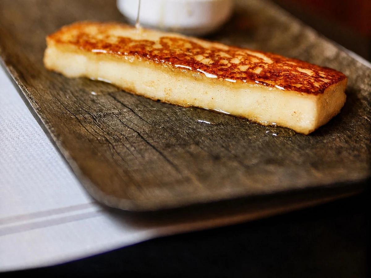 Queijo coalho grelhado com mel